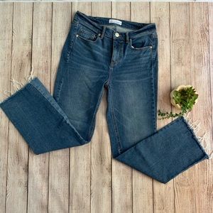 Loft Cropped Vintage Straight Jeans